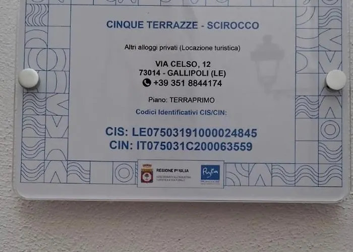 Cinque Terrazze - Scirocco Holiday home